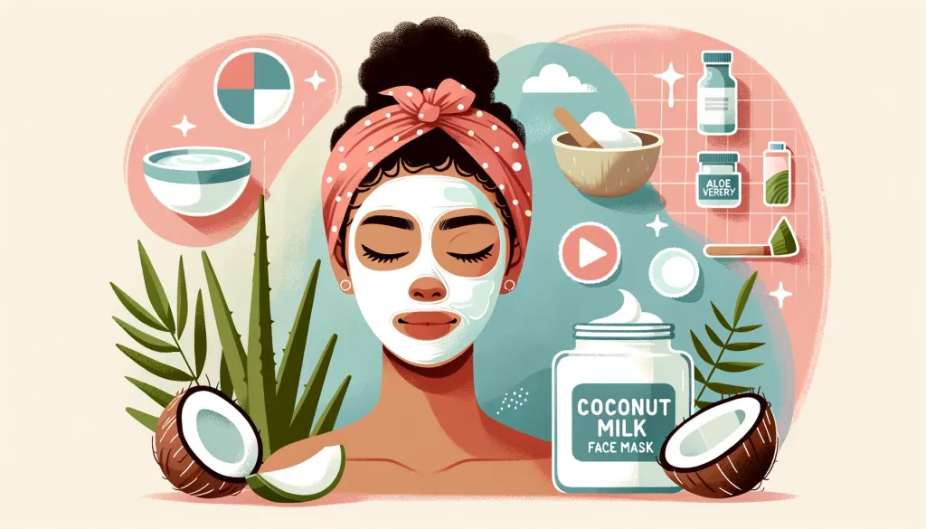 Coconut Milk Face Mask for Eczema