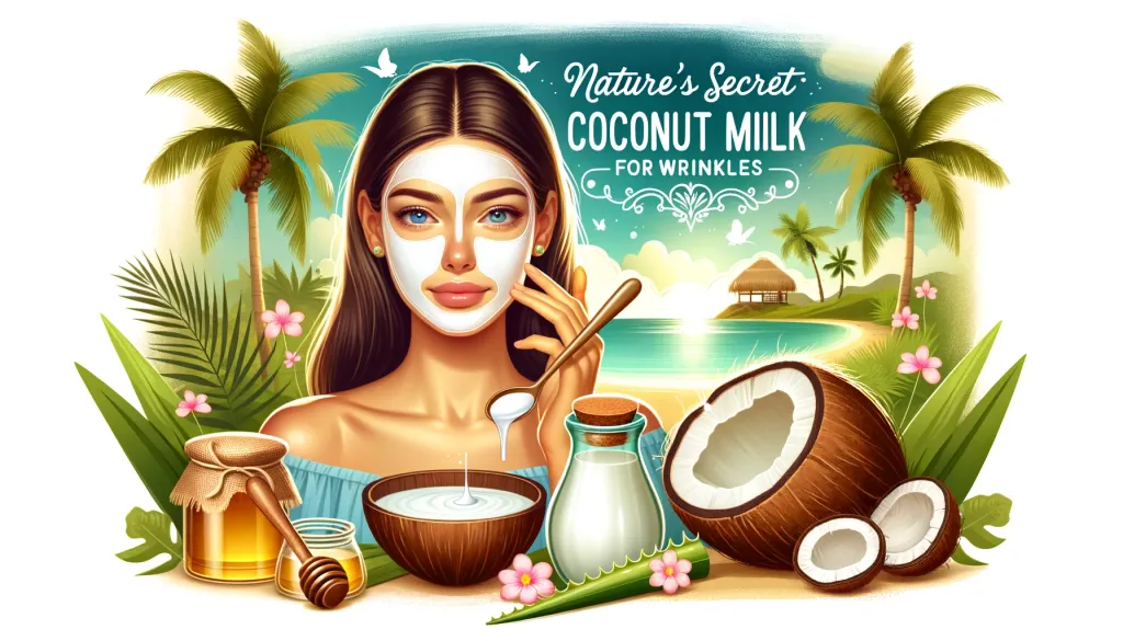 Coconut Milk Face Mask for Wrinkles