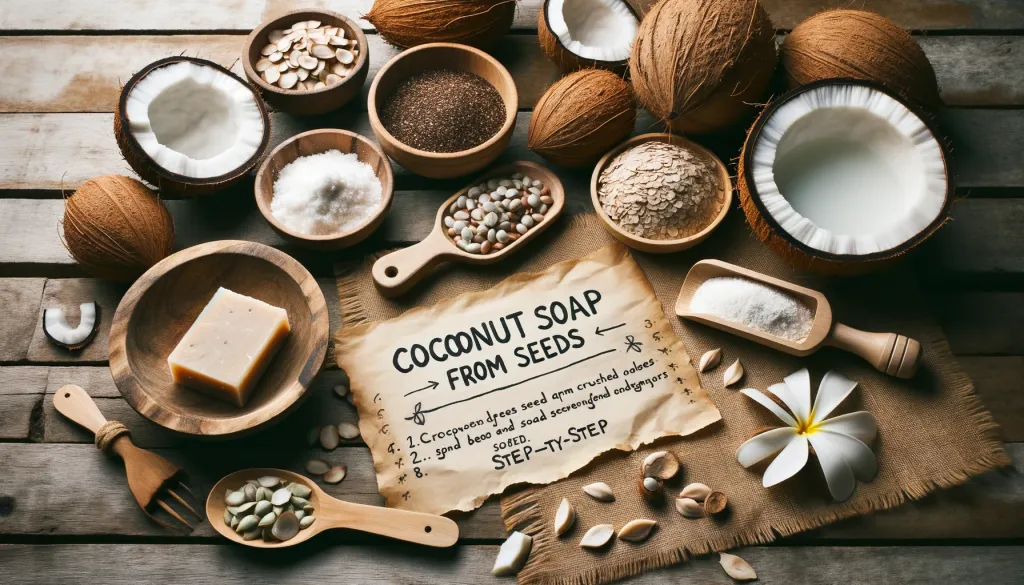 How to Make Coconut Soap from Coconut Seeds