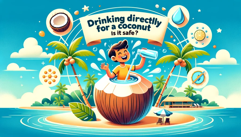 Is it OK to Drink Straight from a Coconut
