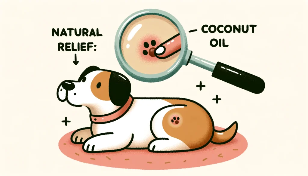 coconut oil for hot spots on dogs