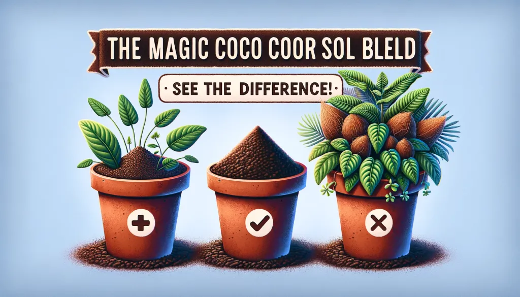 Mixing Coco Coir with Potting Soil